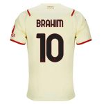 matchtröjor fotboll AC Milan Brahim 10 Borta tröja 2021-2022 – Kortärmad