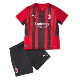 Fotbollströjor AC Milan Barn Hemma tröja 2021-2022 – Fotbollströja