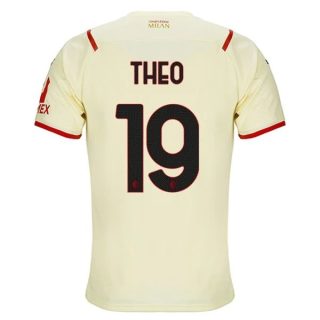 matchtröjor fotboll AC Milan Theo 19 Borta tröja 2021-2022 – Kortärmad