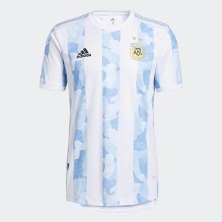 matchtröjor fotboll Argentina Hemma tröja 2021 – Kortärmad
