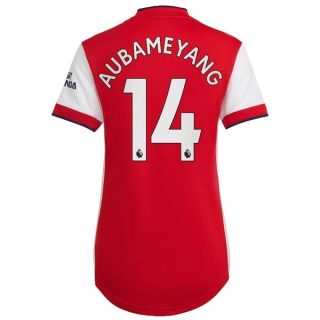 Arsenal Aubameyang 14 Hemma tröja Dam 2021-2022 – fotbollströjor