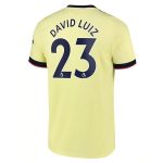matchtröjor fotboll Arsenal David Luiz 23 Borta tröja 2021-2022 – Kortärmad
