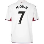 matchtröjor fotboll Aston Villa McGinn 7 Borta tröja 2021-2022 – Kortärmad