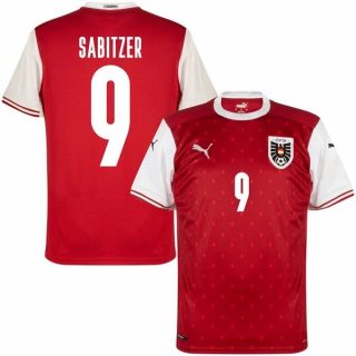matchtröjor fotboll Österrike Sabitzer 9 Hemma tröja 2021 – Kortärmad