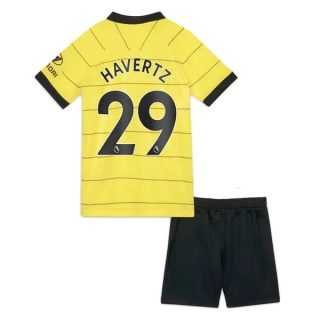 Fotbollströjor Chelsea Havertz 29 Barn Borta tröja 2021-2022 – Fotbollströja