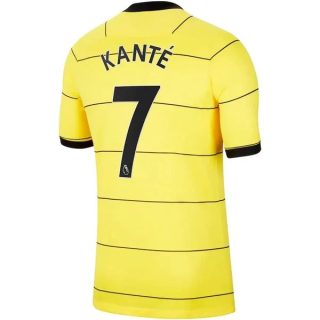 matchtröjor fotboll Chelsea Kanté 7 Borta tröja 2021-2022 – Kortärmad