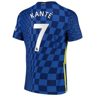 matchtröjor fotboll Chelsea Kanté 7 Hemma tröja 2021-2022 – Kortärmad