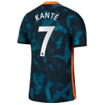 matchtröjor fotboll Chelsea Kanté 7 Tredje tröja 2021-2022 – Kortärmad
