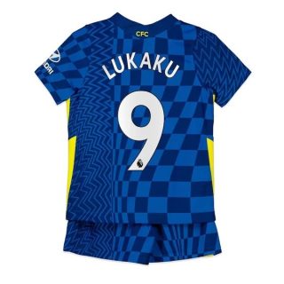 Fotbollströjor Chelsea Lukaku 9 Barn Hemma tröja 2021-2022 – Fotbollströja