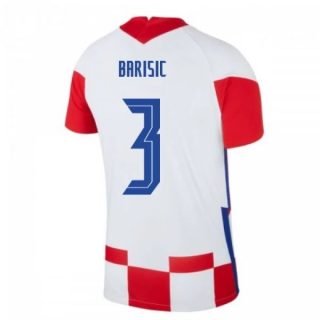 matchtröjor fotboll Kroatien Barisic 3 Hemma tröja 2021 – Kortärmad