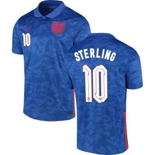 matchtröjor fotboll England Sterling 10 Borta tröja 2021 – Kortärmad