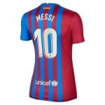 Fotbollströja FC Barcelona Messi 10 Hemma tröjor Dam 2021-2022