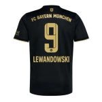 matchtröjor fotboll FC Bayern München Lewandowski 9 Borta tröja 2021-2022 – Kortärmad