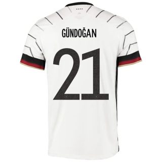 matchtröjor fotboll Tyskland Gündoğan 21 Hemma tröja 2021 – Kortärmad