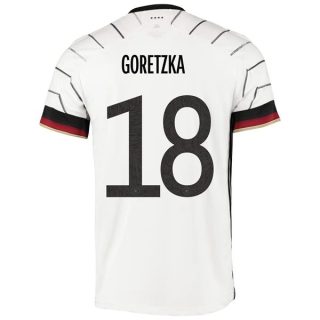 matchtröjor fotboll Tyskland Goretzka 18 Hemma tröja 2021 – Kortärmad