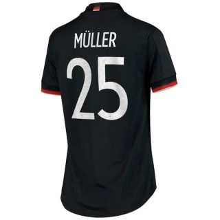 Tyskland Müller 25 Borta tröja Dam – fotbollströjor