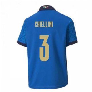 matchtröjor fotboll Italien Chiellini 3 Hemma tröja 2021 – Kortärmad