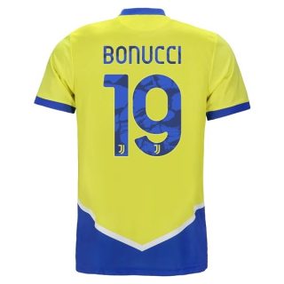 matchtröjor fotboll Juventus Bonucci 19 Tredje tröja 2021-2022 – Kortärmad