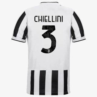 matchtröjor fotboll Juventus Chiellini 3 Hemma tröja 2021-2022 – Kortärmad