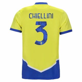 matchtröjor fotboll Juventus Chiellini 3 Tredje tröja 2021-2022 – Kortärmad