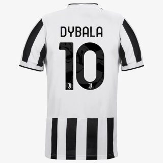 matchtröjor fotboll Juventus Dybala 10 Hemma tröja 2021-2022 – Kortärmad