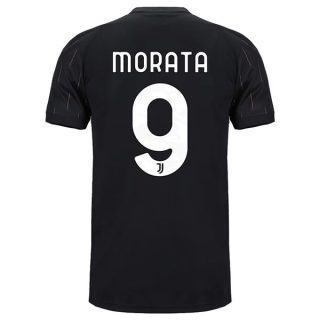 matchtröjor fotboll Juventus Morata 9 Borta tröja 2021-2022 – Kortärmad
