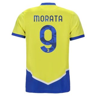 matchtröjor fotboll Juventus Morata 9 Tredje tröja 2021-2022 – Kortärmad