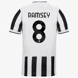 matchtröjor fotboll Juventus Ramsey 8 Hemma tröja 2021-2022 – Kortärmad