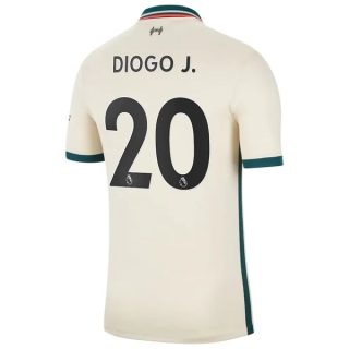 matchtröjor fotboll Liverpool Diogo J. 20 Borta tröja 2021-2022 – Kortärmad