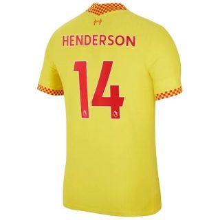 matchtröjor fotboll Liverpool Henderson 14 Tredje tröja 2021-2022 – Kortärmad