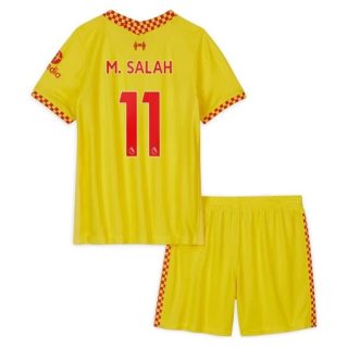 Fotbollströja Liverpool M.Salah 11 Tredje tröjor Barn 2021-2022