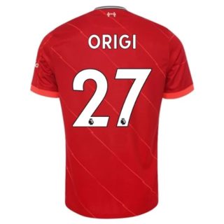 matchtröjor fotboll Liverpool Origi 27 Hemma tröja 2021-2022 – Kortärmad
