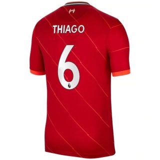 matchtröjor fotboll Liverpool Thiago 6 Hemma tröja 2021-2022 – Kortärmad