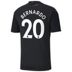 Fotbollströja Manchester City Bernardo 20 Borta tröjor 2020-2021