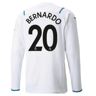 matchtröjor fotboll Manchester City Bernardo 20 Borta tröja 2021-2022 – Långärmad