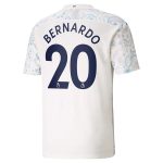 Fotbollströja Manchester City Bernardo 20 Tredje tröjor 2020-2021