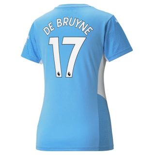 Manchester City De Bruyne 17 Hemma tröja Dam 2021-2022 – fotbollströjor