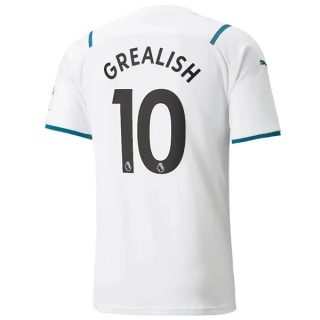 matchtröjor fotboll Manchester City Grealish 10 Borta tröja 2021-2022 – Kortärmad