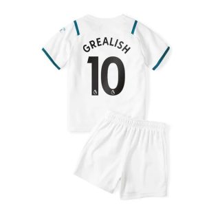 Fotbollströjor Manchester City Grealish 10 Barn Borta tröja 2021-2022 – Fotbollströja