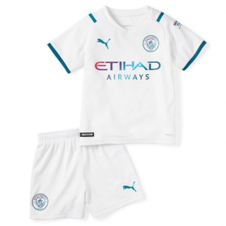 Fotbollströjor Manchester City Barn Borta tröja 2021 2022 – Fotbollströja