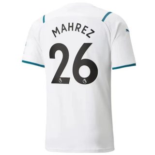 matchtröjor fotboll Manchester City Mahrez 26 Borta tröja 2021-2022 – Kortärmad