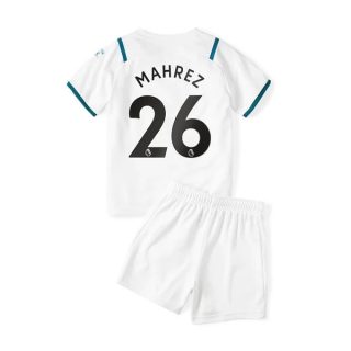 Fotbollströjor Manchester City Mahrez 26 Barn Borta tröja 2021-2022 – Fotbollströja