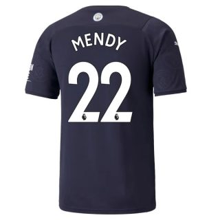matchtröjor fotboll Manchester City Mendy 22 Tredje tröja 2021-2022 – Kortärmad