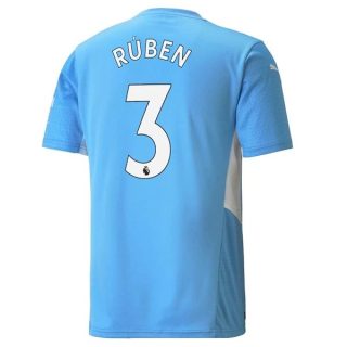 matchtröjor fotboll Manchester City Ruben 3 Hemma tröja 2021-2022 – Kortärmad