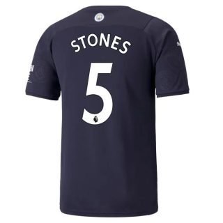 matchtröjor fotboll Manchester City Stones 5 Tredje tröja 2021-2022 – Kortärmad