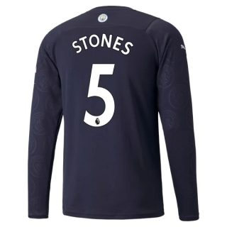matchtröjor fotboll Manchester City Stones 5 Tredje tröja 2021-2022 – Långärmad