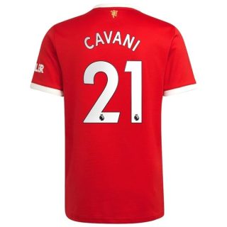 matchtröjor fotboll Manchester United Cavani 21 Hemma tröja 2021-2022 – Kortärmad