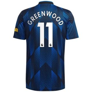 matchtröjor fotboll Manchester United Greenwood 11 Tredje tröja 2021-2022 – Kortärmad