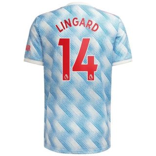 matchtröjor fotboll Manchester United Lingard 14 Borta tröja 2021-2022 – Kortärmad