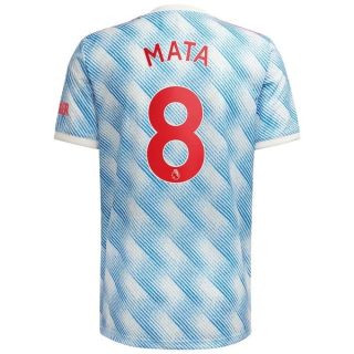matchtröjor fotboll Manchester United Mata 8 Borta tröja 2021-2022 – Kortärmad
